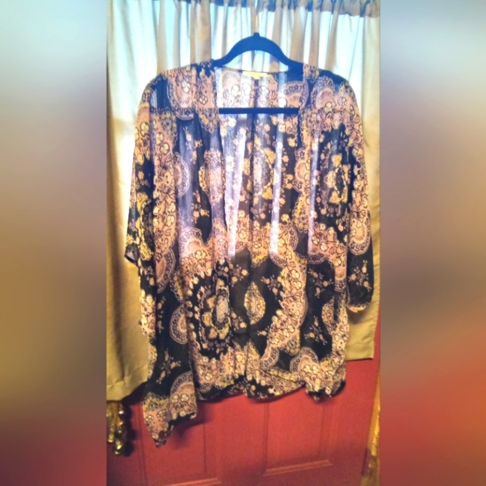 Maurice's sheer bohemian cover up.
